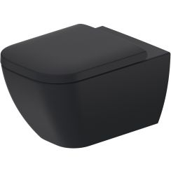 Duravit Happy D.2 toiletpot hangend zonder kraag antraciet mat 222209AD00