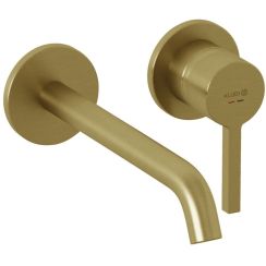 Kludi Nova Fonte Pura wastafelkraan inbouw gouden 20245N015