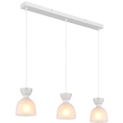 Globo Lighting Massey hanglamp 3x40 W wit 15769W-3