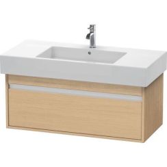 Duravit Ketho kast 100x45.5x41 cm hangend onder de wastafel eik KT669103030