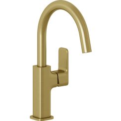 Kludi Renon wastafelkraan staand gouden 42028N075