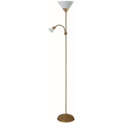 Rabalux Action staanlamp 2x100 W wit-bruin 4065