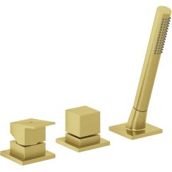 Kludi Decus bad- en douchekraan boven de badkuip gouden 54447N075
