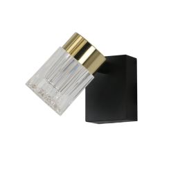 Light Prestige Erovia plafondlamp 1x6 W zwart-gouden LP-5923/1WS GD