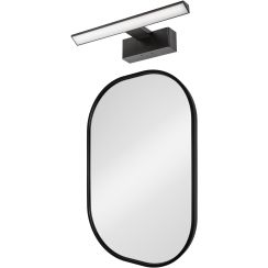 Set spiegel Dubiel Vitrum Luis 5905241012827, wandlamp Rabalux Loric 75024