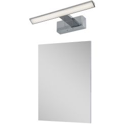 Set spiegel Elita Sote RE065800000010, wandlamp Rabalux Loric 75023
