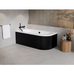 Set badkuipbehuizing Besco Avita OAV-160-NSCR, hoekbad Besco Avita #WAV-160-NL