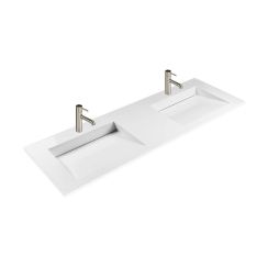 Oltens Stila wastafel 140x45 cm rechthoekig meubel wit mat 40206900