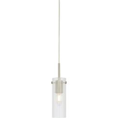 Markslöjd Tibia hanglamp 1x40 W doorzichtig-nikkel 109013