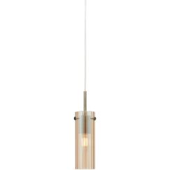 Markslöjd Tibia hanglamp 1x40 W messing-amber 109015