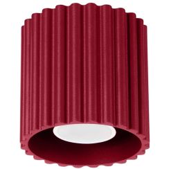 Sollux Lighting Aura plafondlamp 1x10 W bourgondisch rood SL.1819