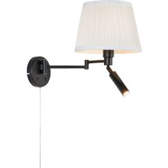 Markslöjd Pivot wandlamp 1x60 W zwart 109016