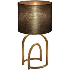 Rabalux Gisaya tafellamp 1x25 W zwart-gouden 74075