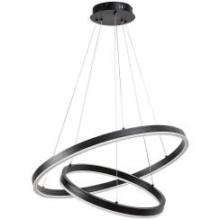 Rabalux Isaure hanglamp 1x80 W zwart 72305