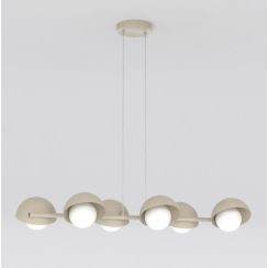 Emibig Boom hanglamp 6x8 W cappuccino 1590/6
