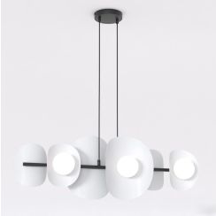 Emibig Elementi hanglamp 6x8 W grijs/askleur 1494/6