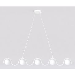 Emibig Sinus hanglamp 5x8 W wit 1583/5