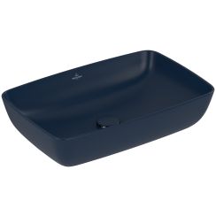 Villeroy & Boch Artis wastafel 58x38.5 cm rechthoekig opbouw blauw mat 417258R6