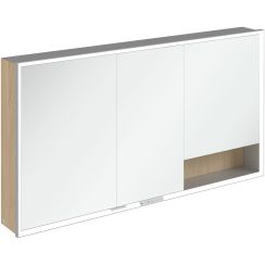 Villeroy & Boch My View+ kast 140x16.8x75 cm met spiegel eik A48114VJ