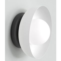 Emibig Ozzy wandlamp 1x8 W wit-zwart 1516/K1