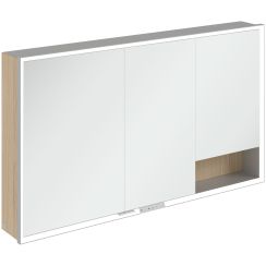 Villeroy & Boch My View+ kast 130x16.8x75 cm met spiegel eik A48113VJ