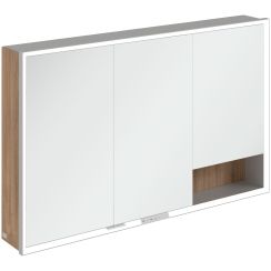 Villeroy & Boch My View+ kast 120x16.8x75 cm met spiegel eik A48112RH
