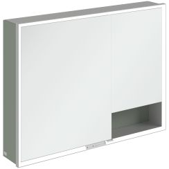 Villeroy & Boch My View+ kast 100x16.8x75 cm met spiegel groen A48110AF