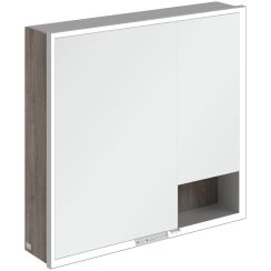 Villeroy & Boch My View+ kast 80x16.8x75 cm met spiegel eik A48180RK