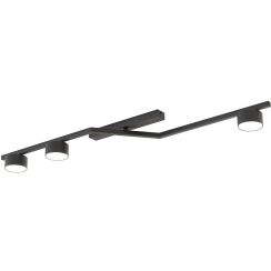 Emibig Skan plafondlamp 3x12 W zwart 1574/3