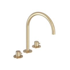 Ravak Espirit wastafelkraan staand gouden X070599