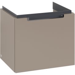 Villeroy & Boch Subway 2.0 kast 48.5x38x42 cm hangend onder de wastafel grijs A68510VM