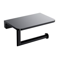 Omnires Modern Project toiletpapierhouder zwart MP60511BL
