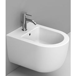 Ceramica Dolomite Mirto Round Short bidet wandhangend wit D473641