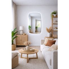 Baltica Design Stone Calm spiegel 60x90 cm met verlichting 5904107933184