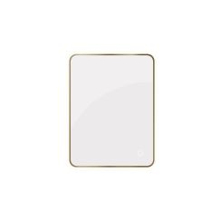 Oltens Nordlis spiegel 60x80 cm rechthoekig met verlichting met verwarmingsmat 64116510