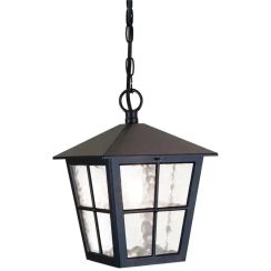 Elstead Lighting Canterbury hanglamp 1x60 W zwart BL48M-BLACK