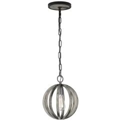 Elstead Lighting Allier hanglamp 1x60 W hout FE-ALLIER-P-WW