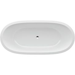 Laufen Ilbagnoalessi vrijstaand bad 178x82 cm ovaal wit H2459710000001