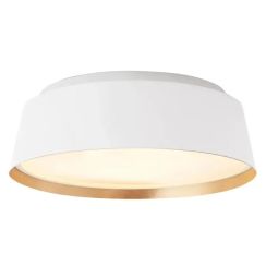 Elstead Lighting Asher plafond 3x40 W wit-gouden FE-ASHER-3F-WHT