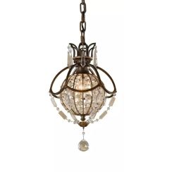 Elstead Lighting Bellini hanglamp 1x60 W bruin FE-BELLINI-P