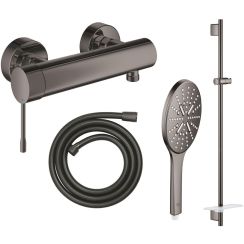 Set douchekraan Grohe Essence 33636A01, douchestang Grohe Rainshower 26603A00, 26574A00, 28388A01