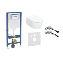 Set toiletpot Geberit iCon 503.232.00.1, inbouwframe Geberit Duofix 111.320.00.6, 111.815.00.1, 156.050.00.1