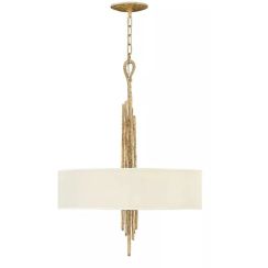Elstead Lighting Spyre hanglamp 6x60 W champagne HK-SPYRE6P-CPG