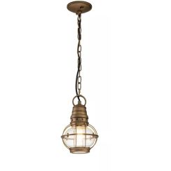 Elstead Lighting Beacon Square hanglamp 1x60 W messing KL-BRIDGEPOINT8S-NBR