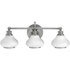 Elstead Lighting Ainsley wandlamp 3x3 W chroom HK-AINSLEY3-BATH