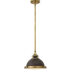 Elstead Lighting Amelia hanglamp 1x60 W bruin HK-AMELIA-P-S-RB