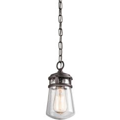 Elstead Lighting Lyndon hanglamp 1x60 W bruin KL-LYNDON8-S-AZ