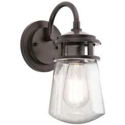 Elstead Lighting Lyndon buitenwandlamp 1x60 W bruin KL-LYNDON2-S-AZ