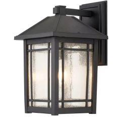 Elstead Lighting Cedar Point buitenwandlamp 1x60 W zwart QZ-CEDAR-POINT-L-BK