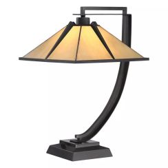 Elstead Lighting Pomeroy tafellamp 1x60 W bruin QZ-POMEROY-TL